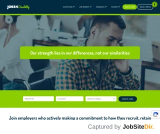 Jobs4Disability platform preview Jobs4Disability platform preview