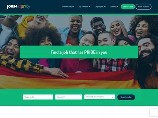 Jobs4LGBTQplus platform preview Jobs4LGBTQplus platform preview