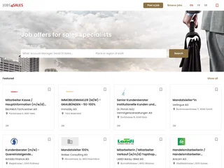 Jobs4Sales platform preview Jobs4Sales platform preview