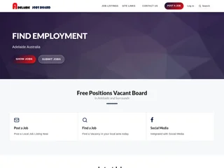 Adelaide Jobs Board screenshot preview