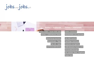 jobsandjobs.ch screenshot preview