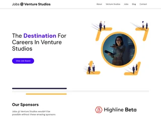 Jobs @ Venture Studios screenshot preview Jobs @ Venture Studios screenshot preview