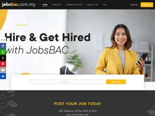 JOBSBAC.COM.MY platform preview JOBSBAC.COM.MY platform preview