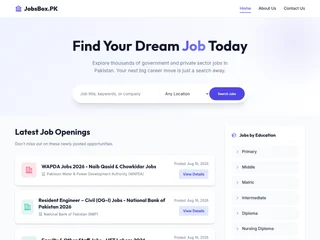 JobsBox.PK screenshot preview