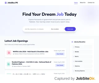 JobsBox.PK platform preview