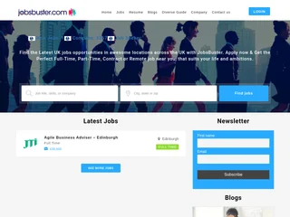 Jobsbuster platform preview