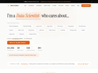 JobsByCulture platform preview