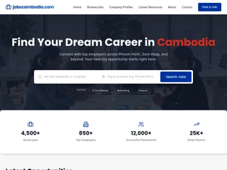jobscambodia.com screenshot preview