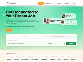 Job Connect Kenya platform preview