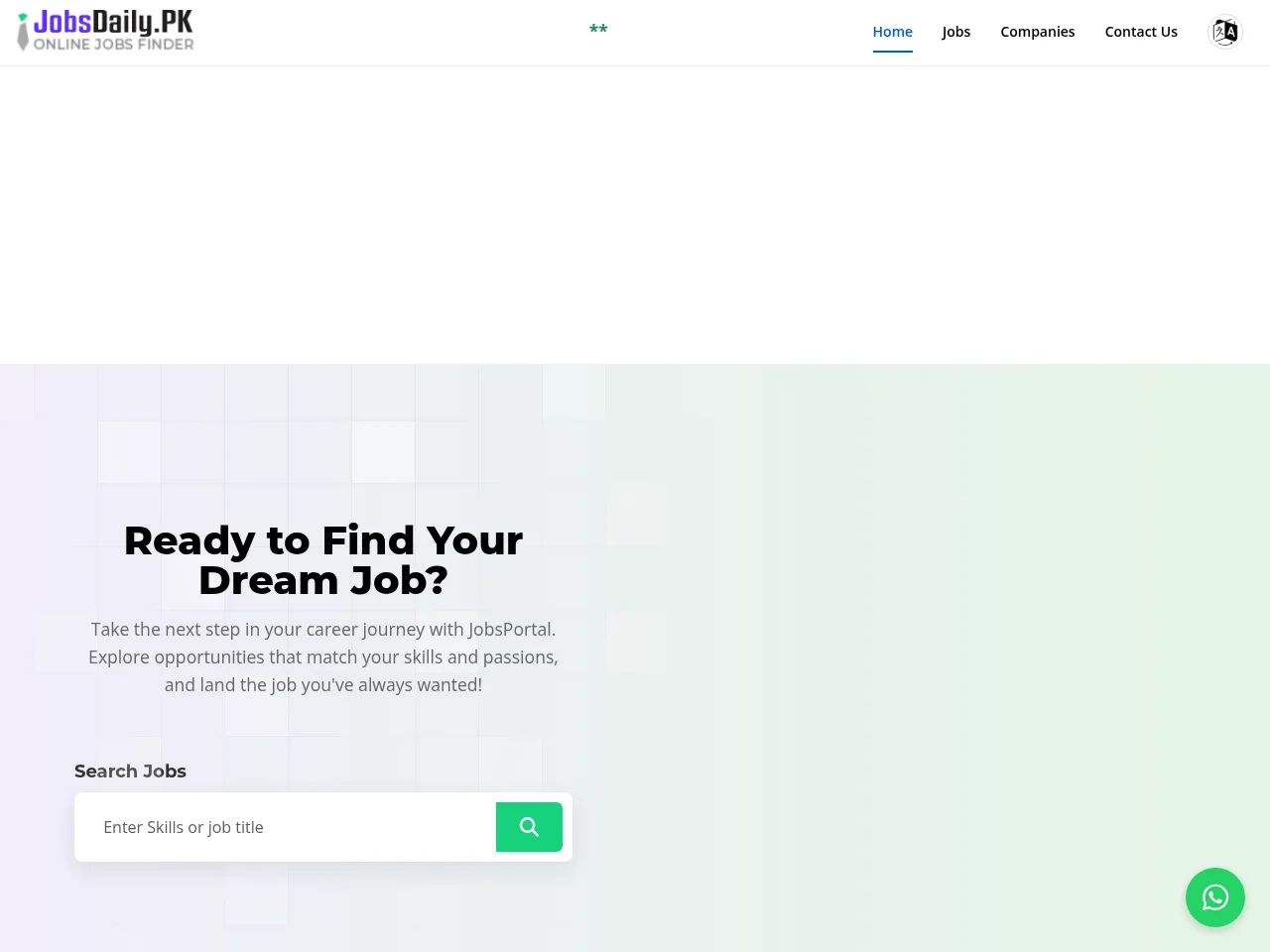 JobsDaily.PK screenshot JobsDaily.PK job board platform screenshot showing job search interface