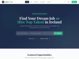 JobsDirect.ie screenshot preview