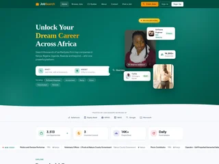 JobSearch Africa platform preview