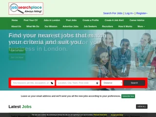 Job Search Place UK platform preview Job Search Place UK platform preview