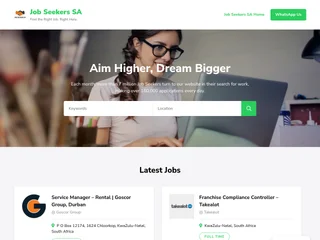 Job Seekers SA screenshot preview Job Seekers SA screenshot preview