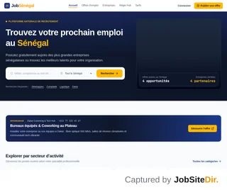 Job Sénégal screenshot preview