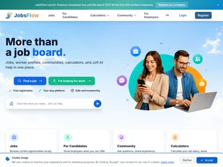 JobsFlow screenshot preview JobsFlow screenshot preview