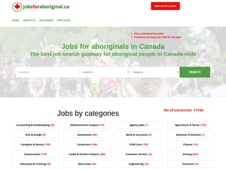 JobsforAboriginal.ca screenshot preview JobsforAboriginal.ca screenshot preview