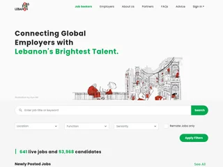 Jobs for Lebanon platform preview
