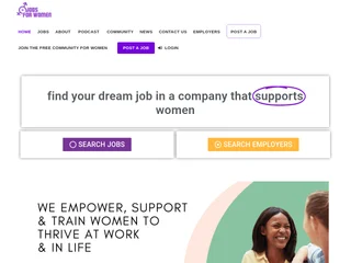 Jobs for Women platform preview Jobs for Women platform preview