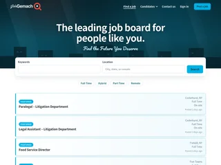 JobsGemach platform preview JobsGemach platform preview