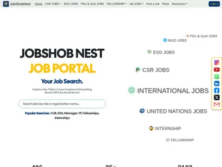 JobShobNest platform preview JobShobNest platform preview