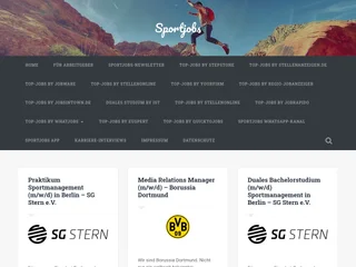 jobsimsport.de screenshot preview