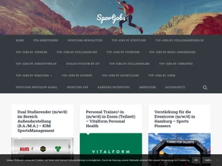 Sportjobs platform preview