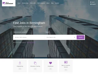 jobsinbirmingham.net screenshot preview