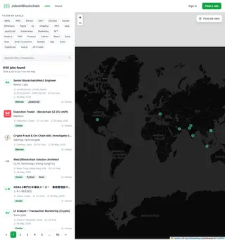 JobsInBlockchain platform preview