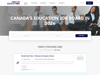 Jobs in Education screenshot preview