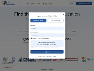 Jobs in Education screenshot preview