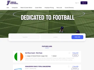 Jobs in Football platform preview Jobs in Football platform preview