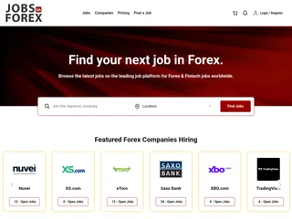 Jobs in Forex platform preview Jobs in Forex platform preview