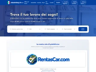 JOBSinITALY.it platform preview JOBSinITALY.it platform preview