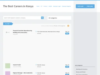 Jobs in Kenya platform preview
