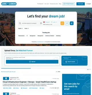 Jobs in Lisbon platform preview
