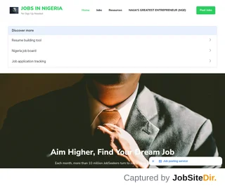 Jobs in Nigeria platform preview