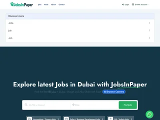 JobsInPaper platform preview JobsInPaper platform preview