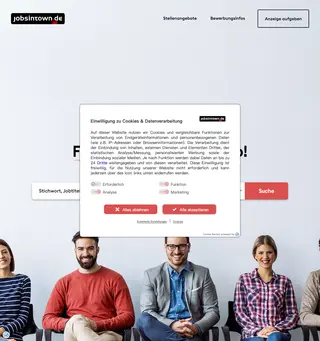 jobsintown.de screenshot preview