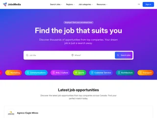 JobsMedia.io screenshot preview