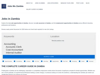 Jobs Mu Zambia screenshot preview