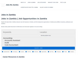 Jobs Mu Zambia platform preview Jobs Mu Zambia platform preview