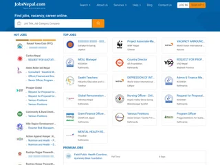 JobsNepal platform preview