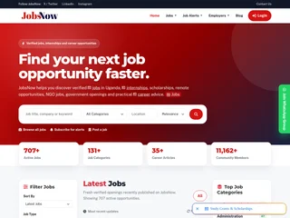 JobsNow Uganda screenshot preview