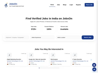 JobsOn screenshot preview