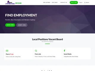 Penrith & Western Sydney Jobs Board screenshot preview