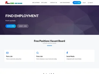 Perth CBD Jobs Board screenshot preview