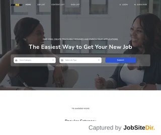 JobsDotGo platform preview JobsDotGo platform preview