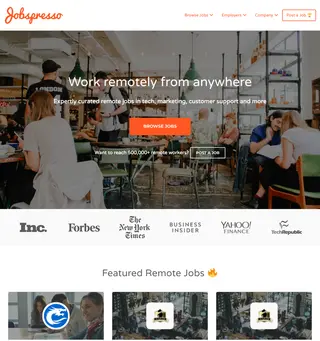 Jobspresso platform preview