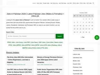 Jobss.pk platform preview